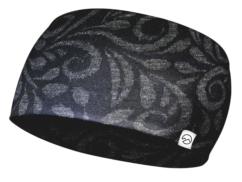 Čelenka Merino Paisley černá