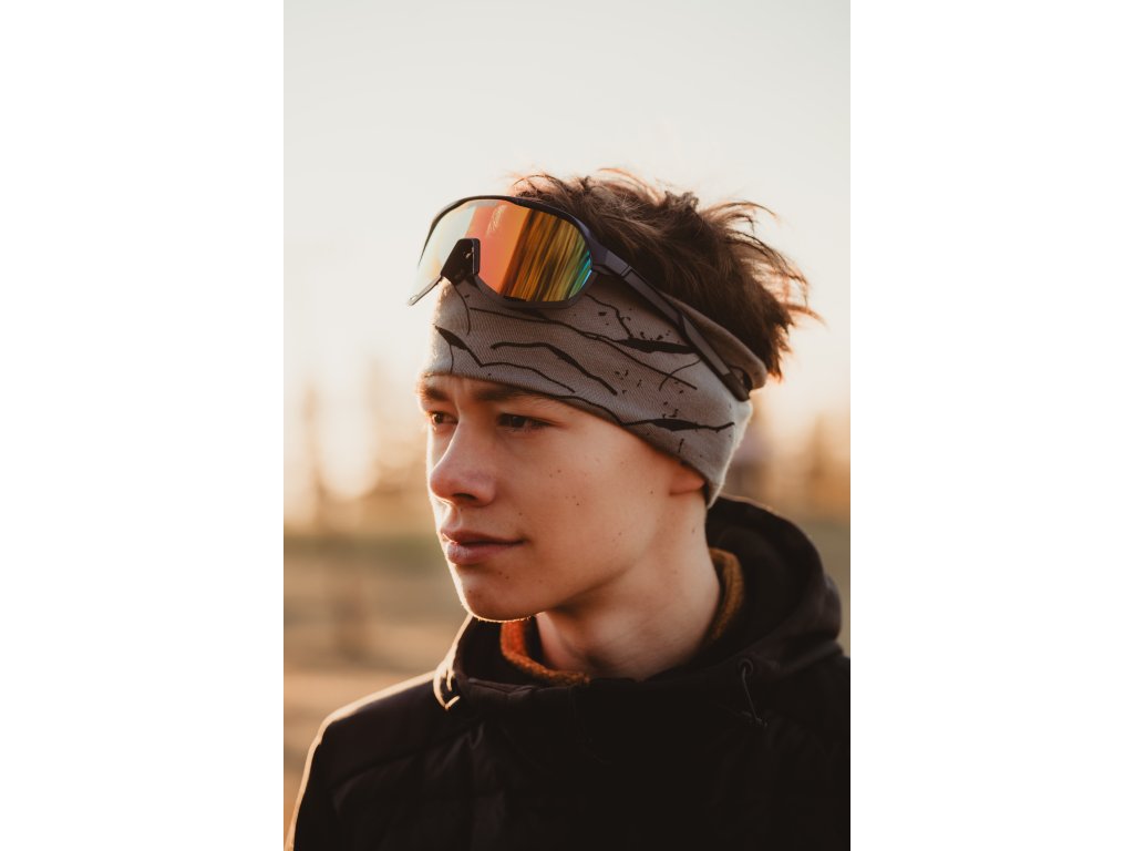 Čelenka Merino Paisley černá