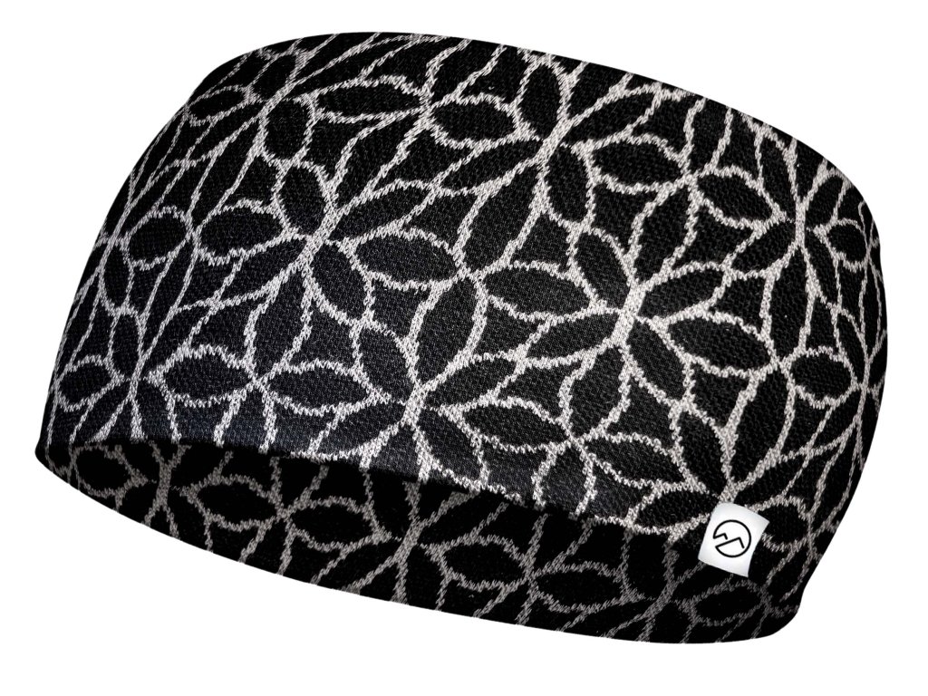 Čelenka Merino Paisley černá