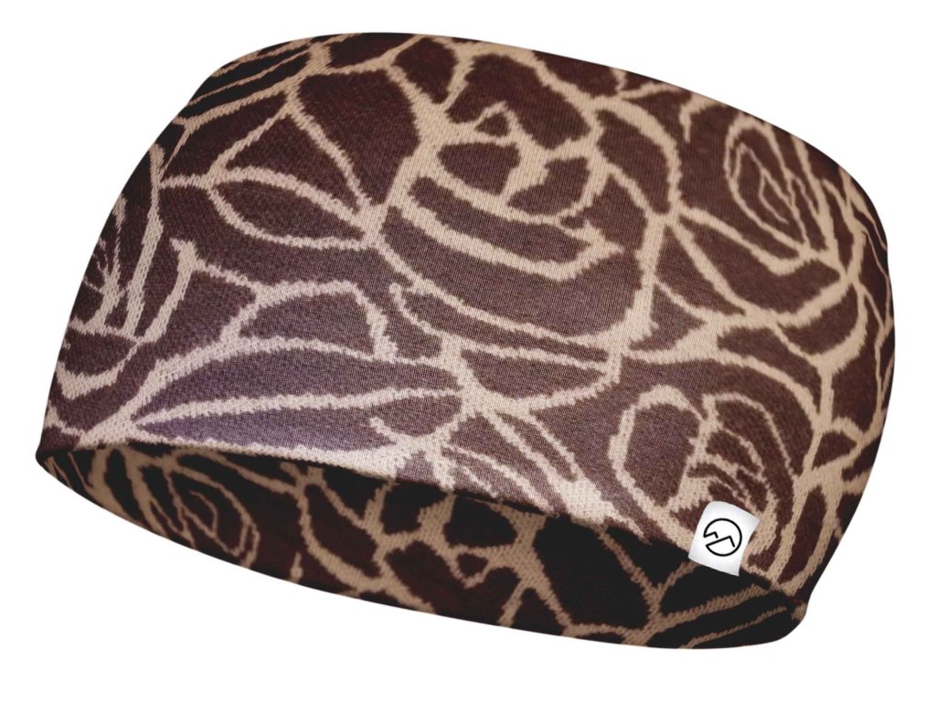 Čelenka Merino Paisley černá